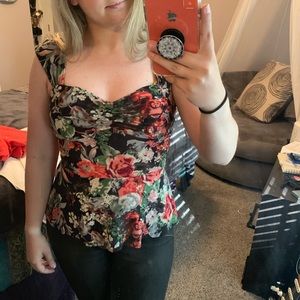 Peplum tank